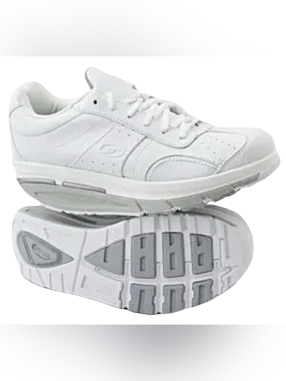 Dr. Scholl's White fitness Walker Leather Athletic Shoes for Women